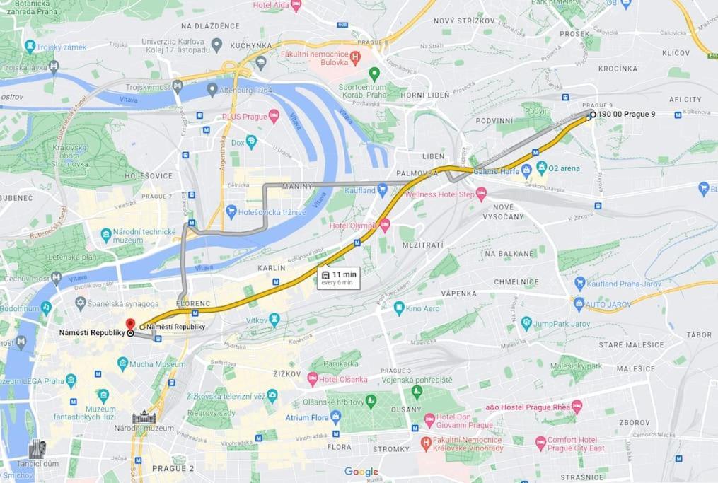 公寓 Entire Apartment, Near Clarion, O2 Arena, Metro 3 Min, Easter Market In Center 15 Min 布拉格